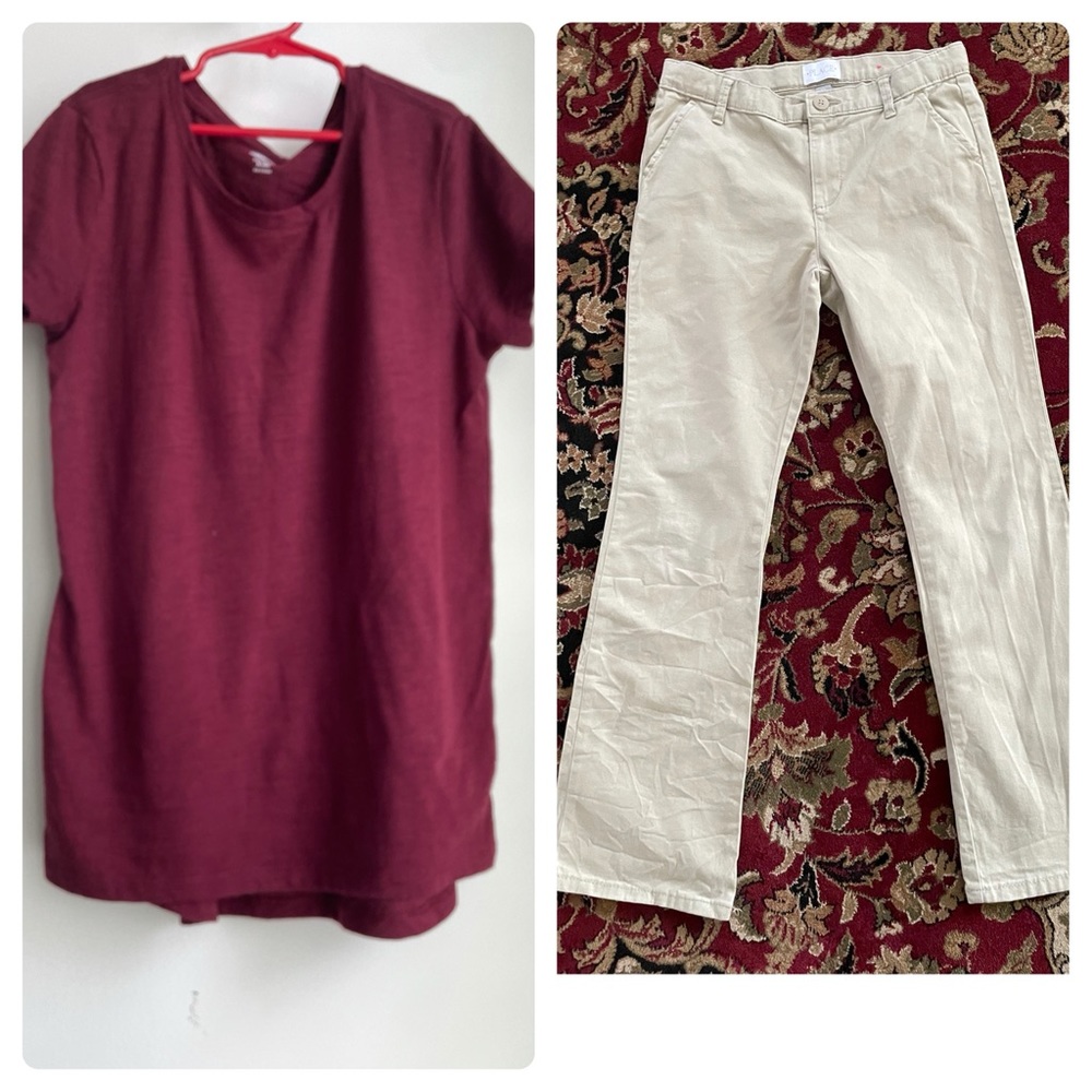 Girls tee and pant set